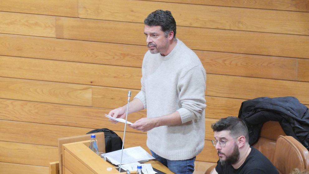 Mon Fernández no Parlamento Galego