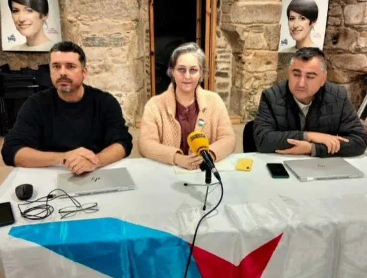 Mon Fern&aacute;ndez, Pilar Lozano e X.M. Golpe