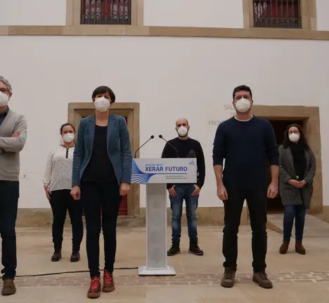 Ana Pont&oacute;n cos portavoces na comarca