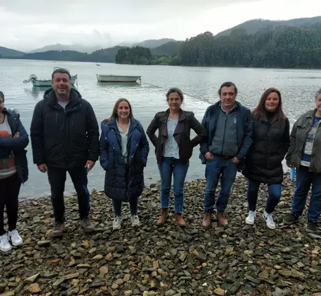 Visita do deputado Mon Fern&aacute;ndez a Ortegal