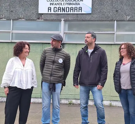 nar&oacute;n visita ao  ceip da G&aacute;ndara coa anpa