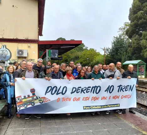 mobilizaci&oacute;n na estaci&oacute;n de Pontedeume