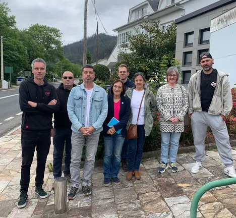 reuni&oacute;n en Ortigueira de membros do BNG