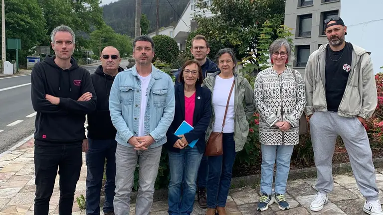 reuni&oacute;n en Ortigueira de membros do BNG